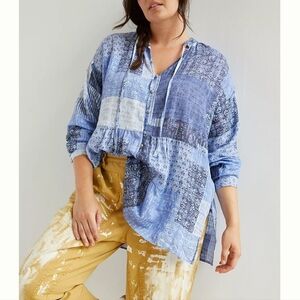 Anthropologie Pilcro Linen Shirt